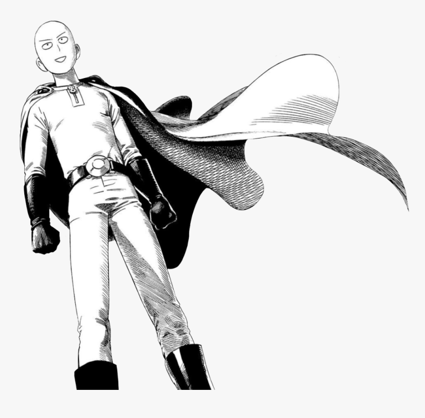 Manga Png - One Punch Man Manga Drawing, Transparent Png