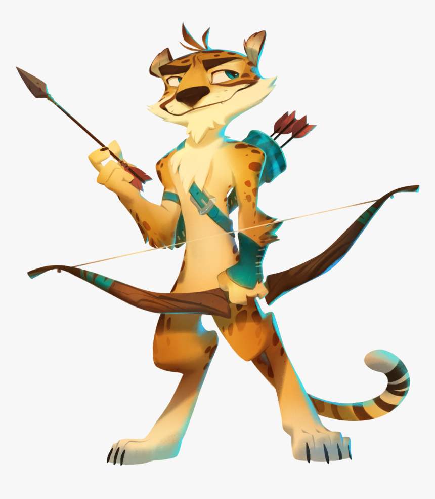 Hunter The Cheetah - Spyro Reignited Trilogy Concept Art, HD Png Download