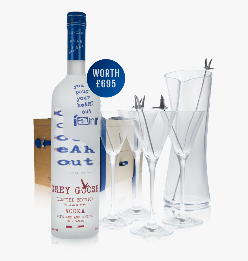 Transparent Grey Goose Bottle Png - Vodka, Png Download