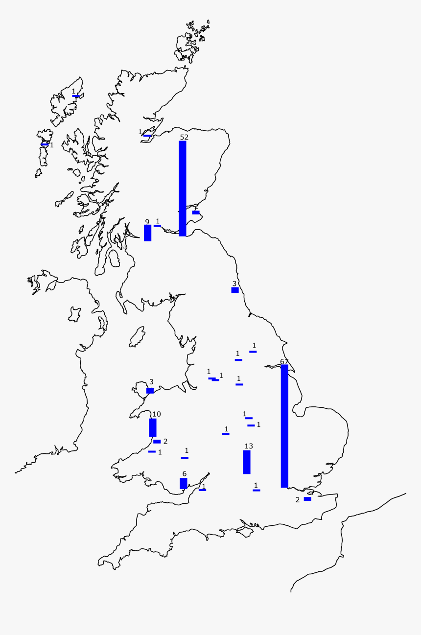 Map Of Wikimedia Uk Events In 2016-17 - Map Of Scotland, HD Png Download