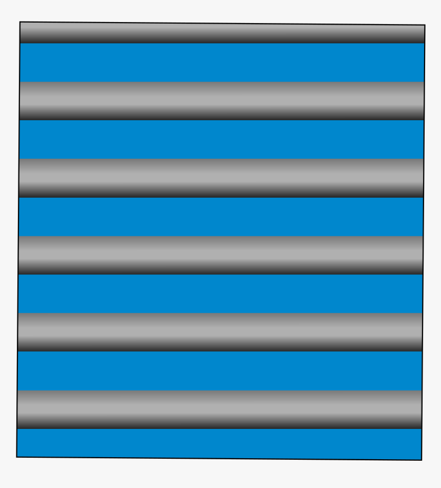 Silver Bars Gradient Clip Arts - Cobalt Blue, HD Png Download
