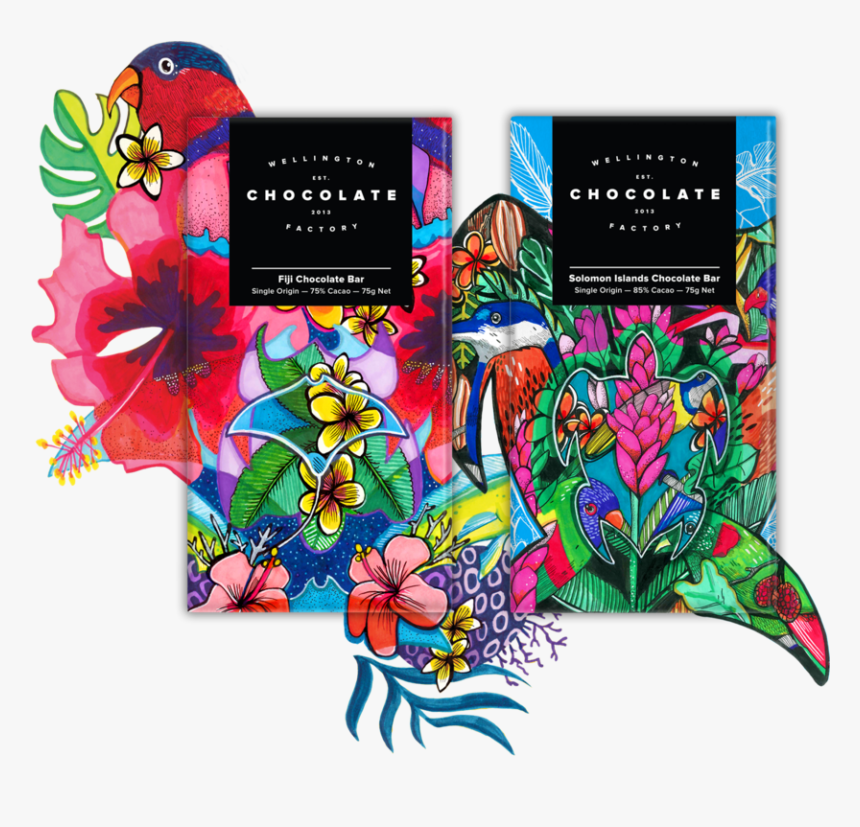 Island Bars Cc Wide - Wellington Chocolate Factory Logo, HD Png Download