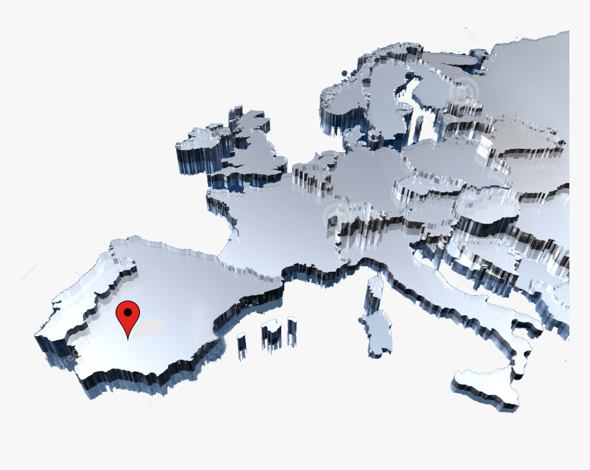 Europe 3d Map Png, Transparent Png