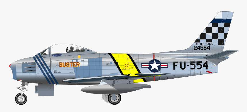 F-86f Fighter Clip Arts - F 86 Beauteous Butch, HD Png Download