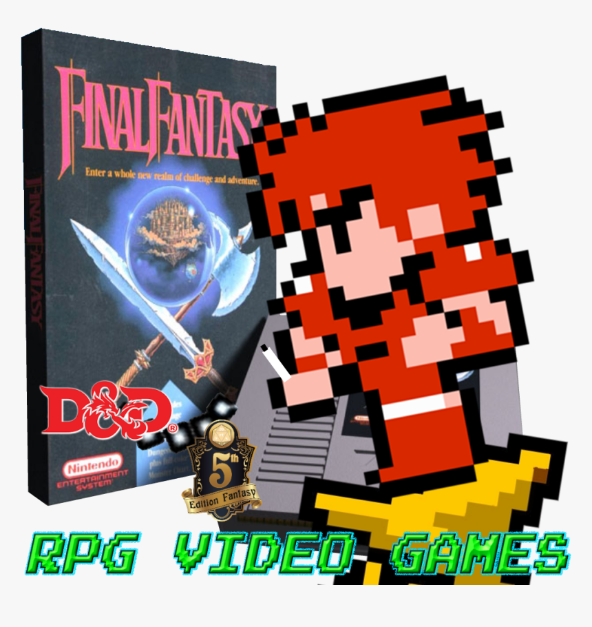 Final Fantasy D&d 5e Fighter - Final Fantasy 1, HD Png Download