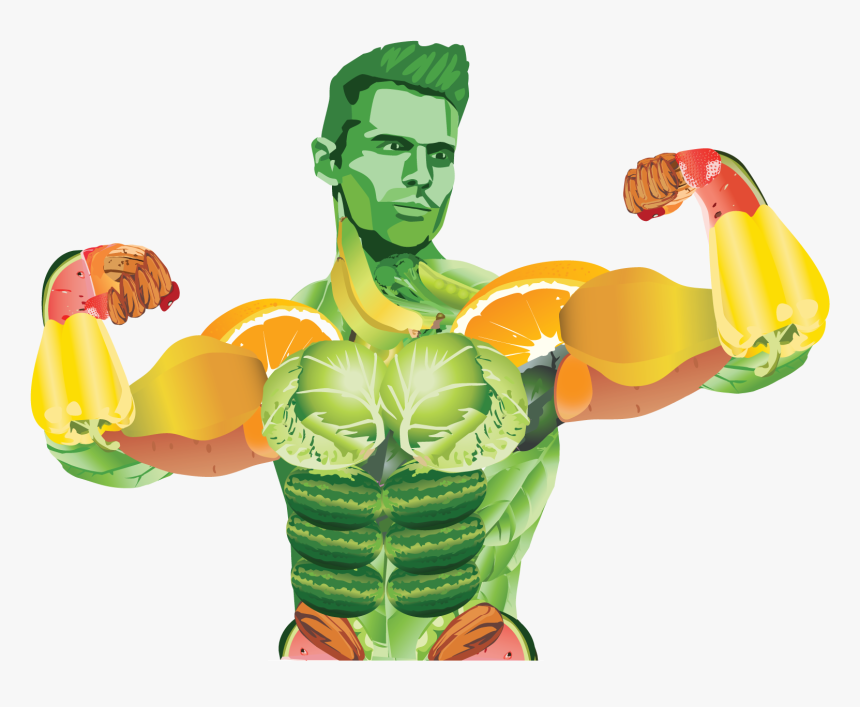 Illustration , Png Download - Plant Man Vegan, Transparent Png