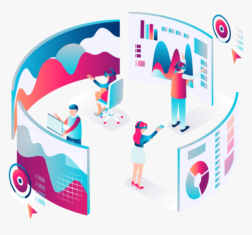 Virtual Reality Isometric, HD Png Download