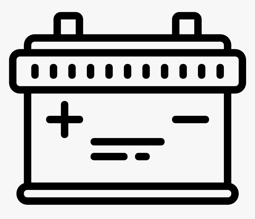 Car Battery Cliparts - Clip Art Car Battery, HD Png Download