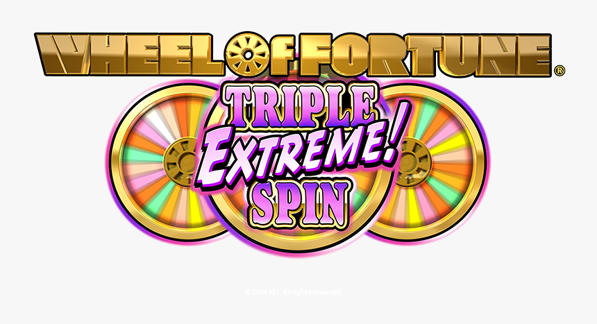 Wheel Of Fortune Triple Extreme Spin Slot - Wheel Of Fortune Triple Extreme Spin, HD Png Download