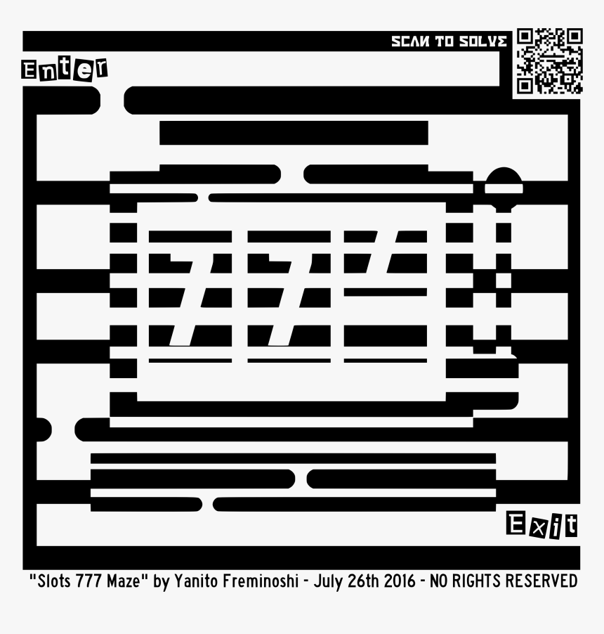 Lucky Slot Machine 777 Maze, HD Png Download