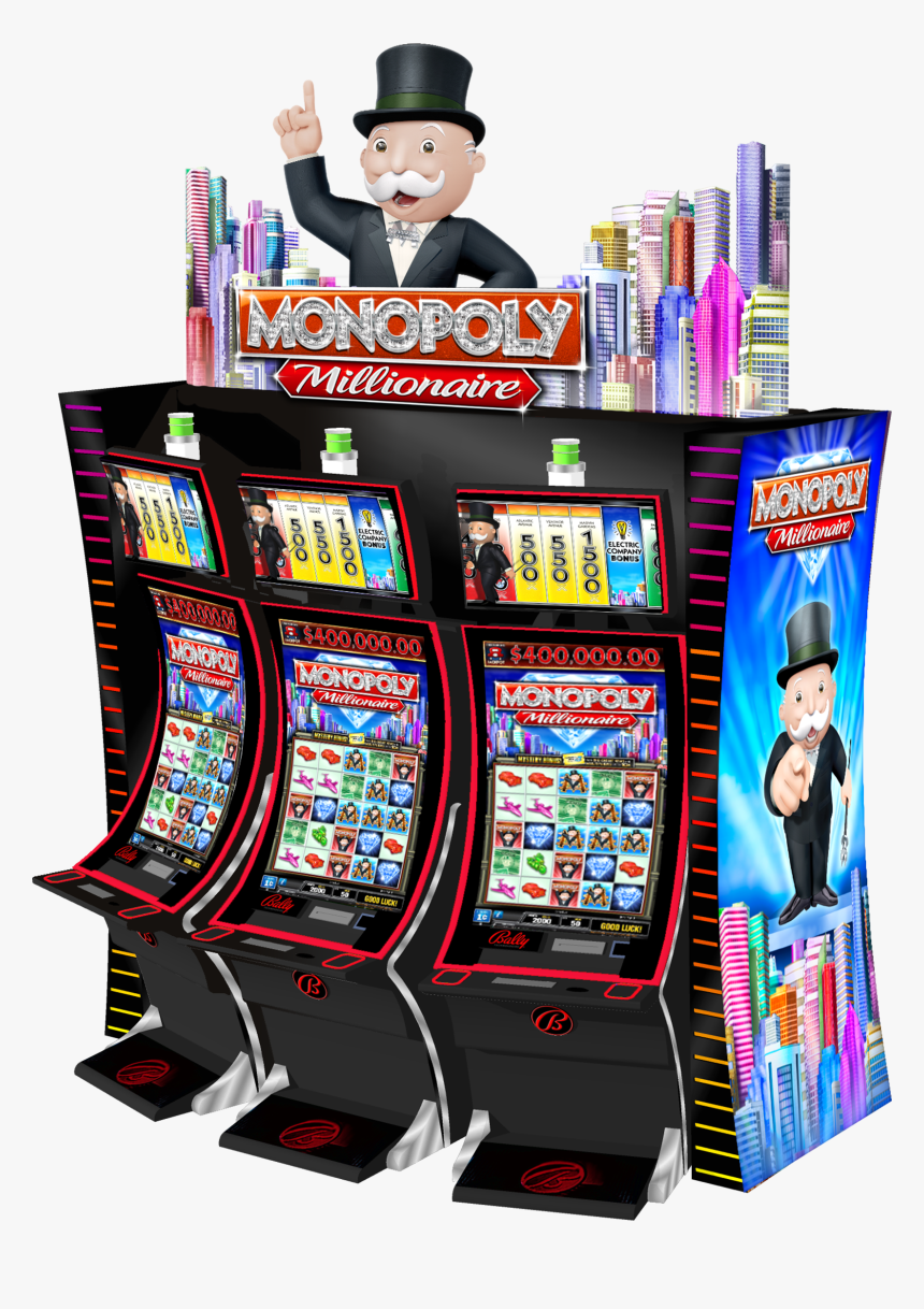 Slot-machine - Scientific Games Monopoly Millionaire Slots, HD Png Download