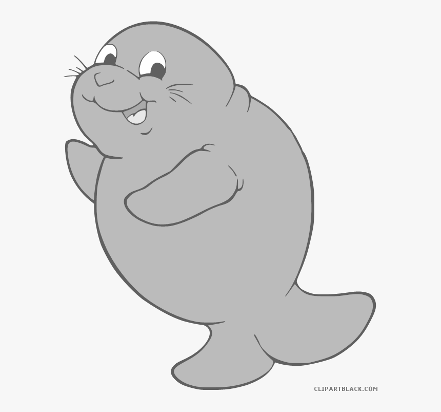 Collection Of Free Download On Spacetimecubevis Clip - Transparent Background Manatee Clipart, HD Png Download