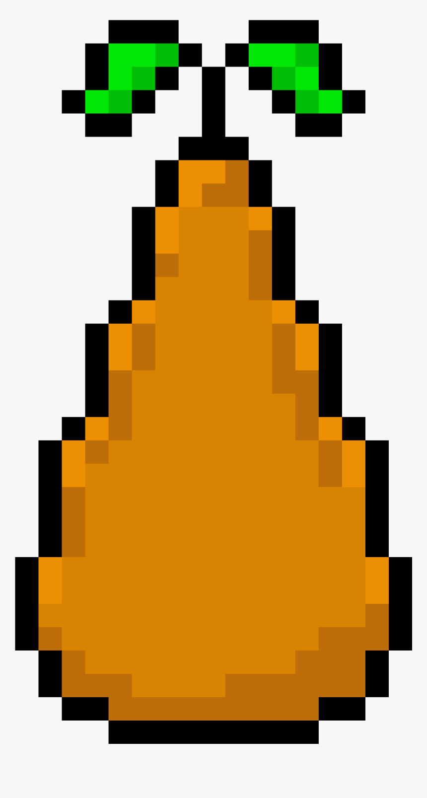 Kawaii Pumpkin Pixel Art Clipart , Png Download - Pixel Art Food Kawaii, Transparent Png
