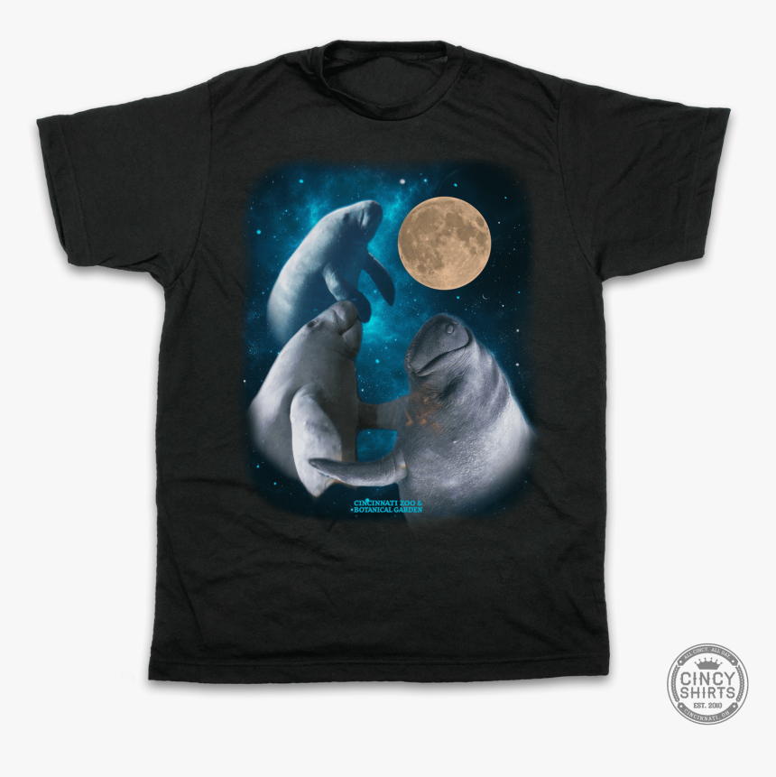 3 Manatee Moon - Active Shirt, HD Png Download