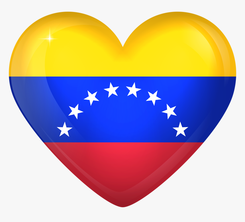 Venezuela Flag Heart, HD Png Download