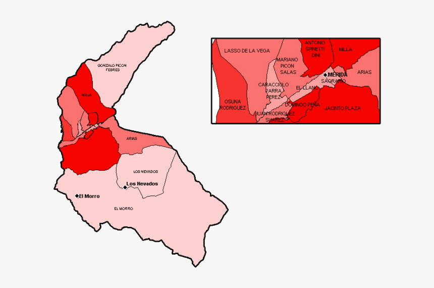 Bandera Venezuela Png , Png Download - Parroquias Del Municipio Libertador Merida, Transparent Png