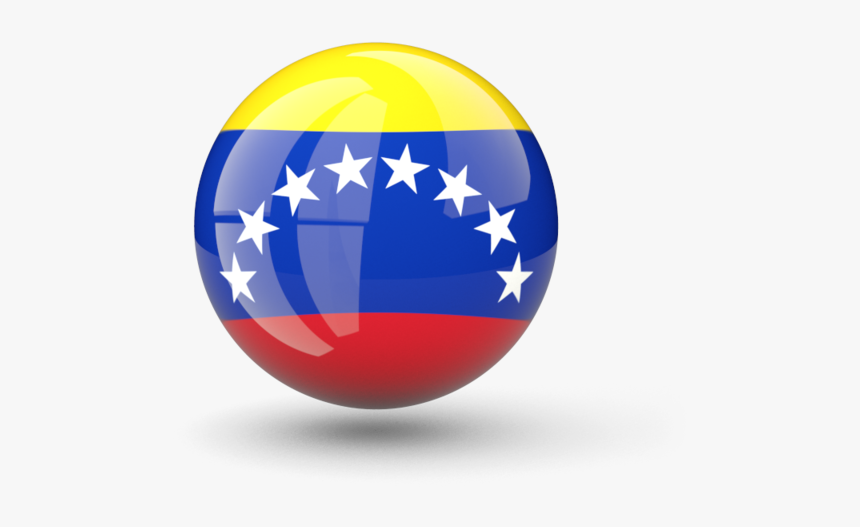 Venezuela Flag Sphere Icon - Venezuela Flag Icon Png, Transparent Png
