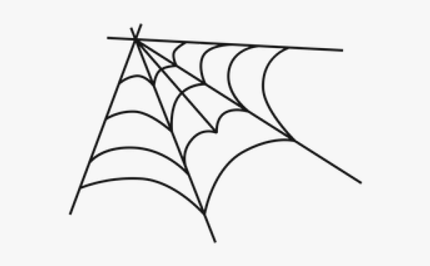 Corner Spider Web Vector, HD Png Download