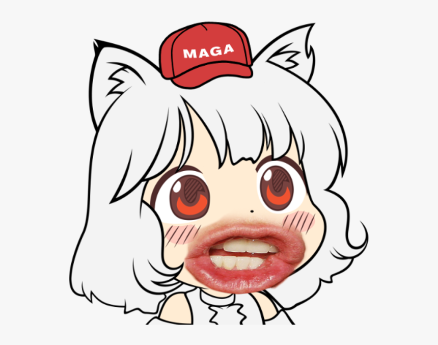 Awoo With Trump Lips - Knuckles Suicide Is Painless, HD Png Download