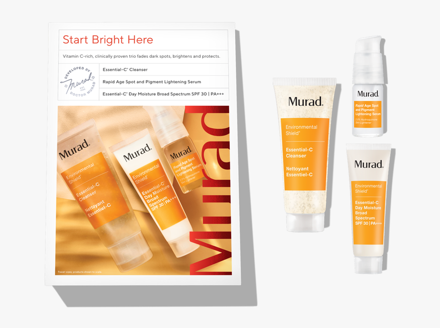 Murad Start Bright Here Rx Kit - Sunscreen, HD Png Download
