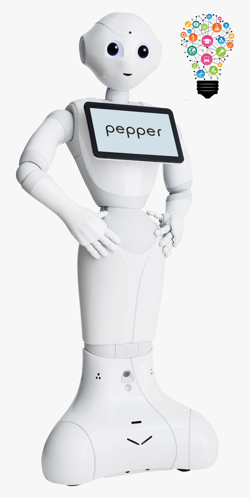 Transparent Robot Icon Png - Pepper Robot, Png Download