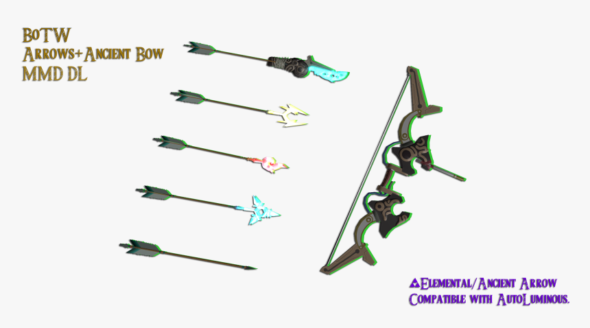 Ancient Bow And Arrow Botw, HD Png Download