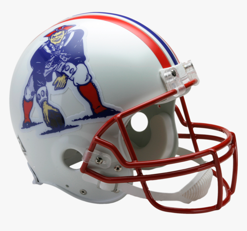 New England Patriots Vsr4 Authentic Throwback Helmet - New England Patriots Helmet, HD Png Download