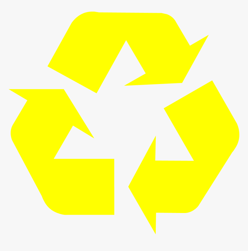 Recycle Symbol Yellow, HD Png Download