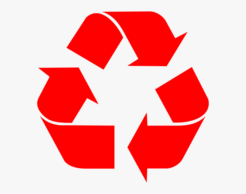 Transparent Commitment Clipart - Recycle Symbol Red, HD Png Download