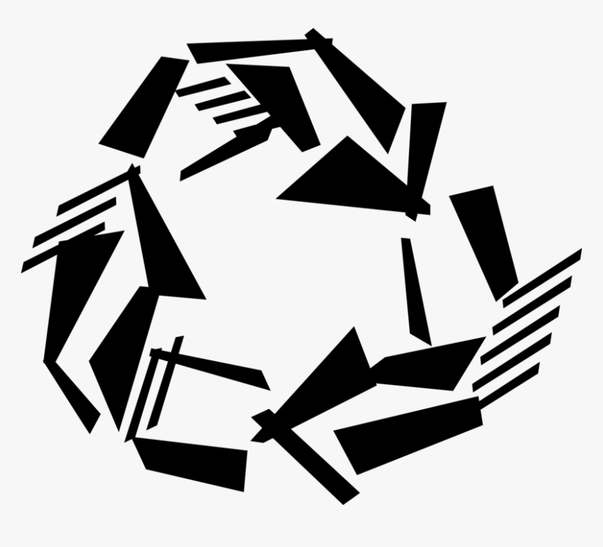 Transparent White Recycle Symbol Png, Png Download