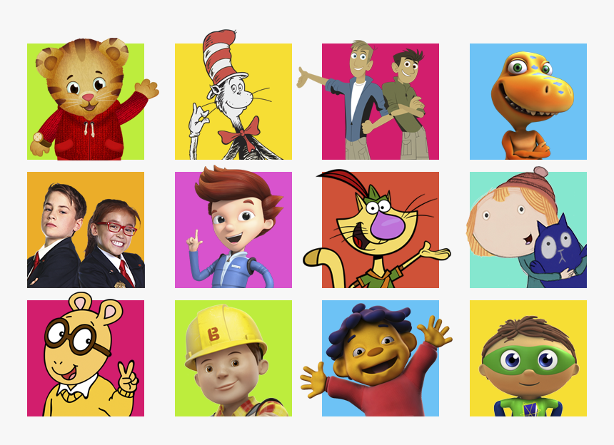 All Your Favorite Characters From Pbs Kids, HD Png Download