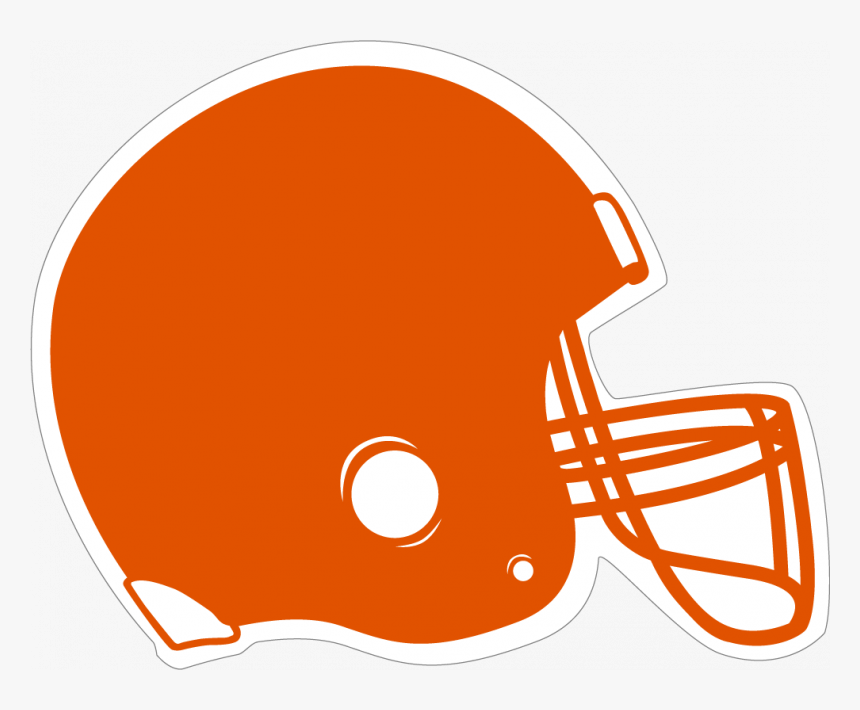 Orange Football Png - Red Football Helmet Clipart, Transparent Png