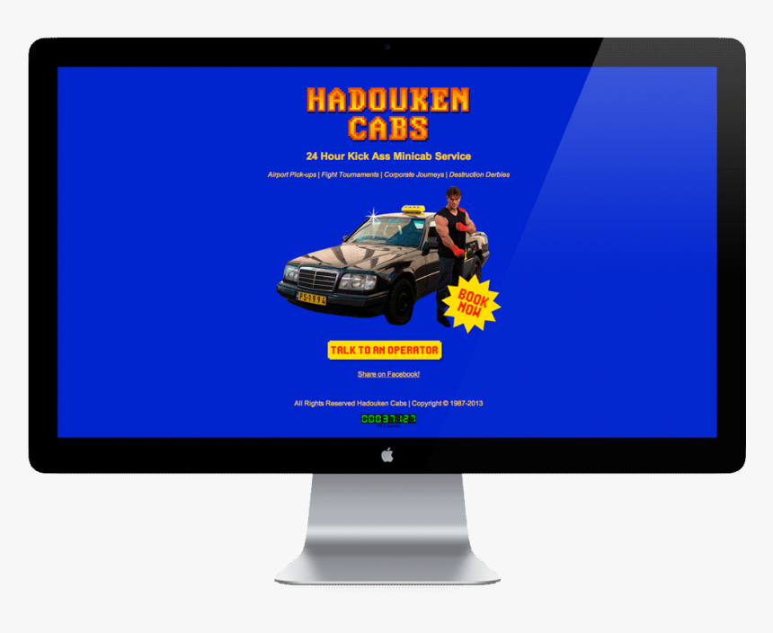 Hadouken Web - Computer Monitor, HD Png Download