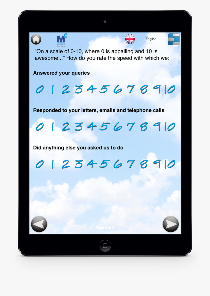 Simple Customer Feedback Survey Ipad - Tablet Computer, HD Png Download