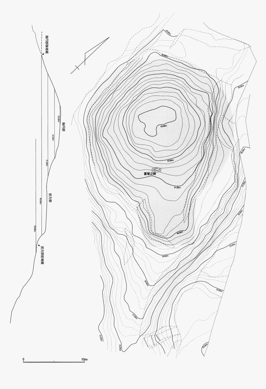 Tomizuka Tumulus Survey Plan - Sketch, HD Png Download