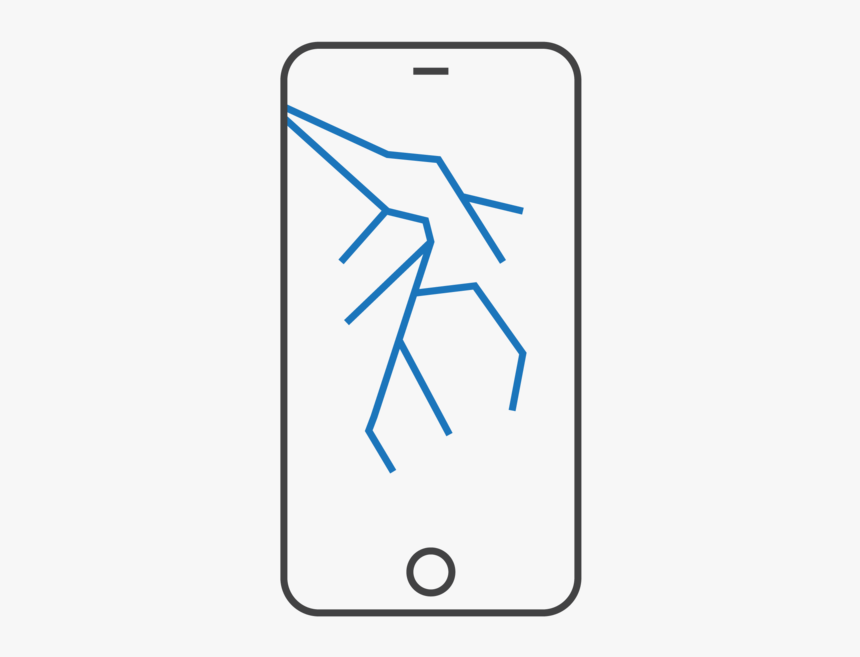 Galaxy S10 Screen Broken, HD Png Download