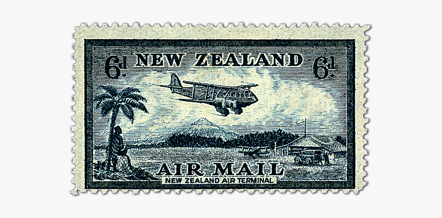 New Zealand Air Mail Stamp, HD Png Download