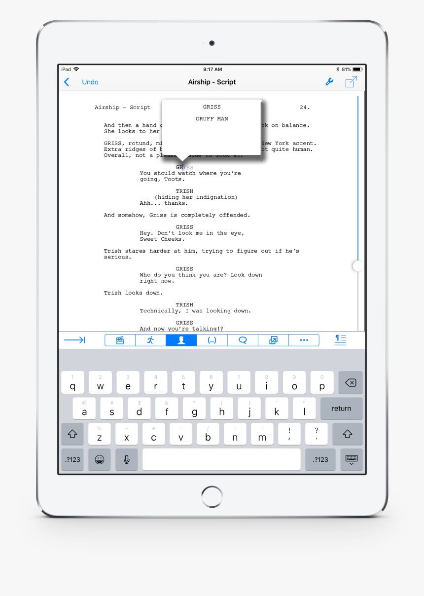 Save Your Script Locally Or Sync It To Dropbox And - Bear Note, HD Png Download