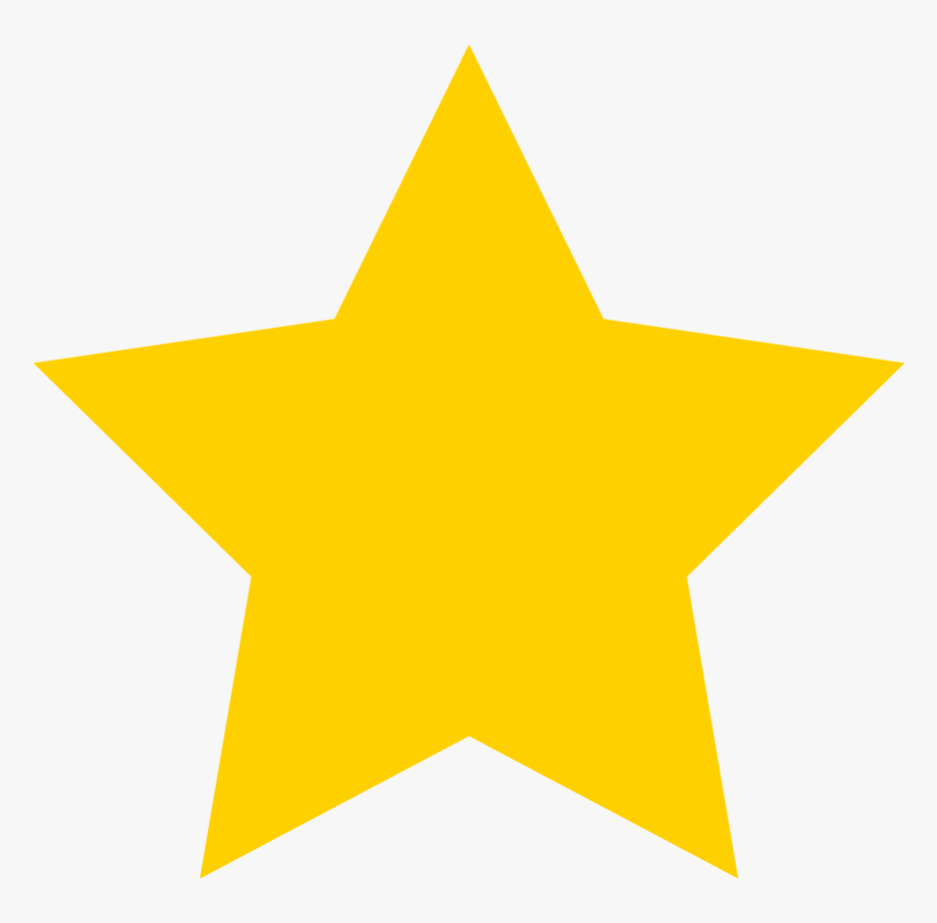 Yellow Christmas Star Png - Star Icon Flat Png, Transparent Png