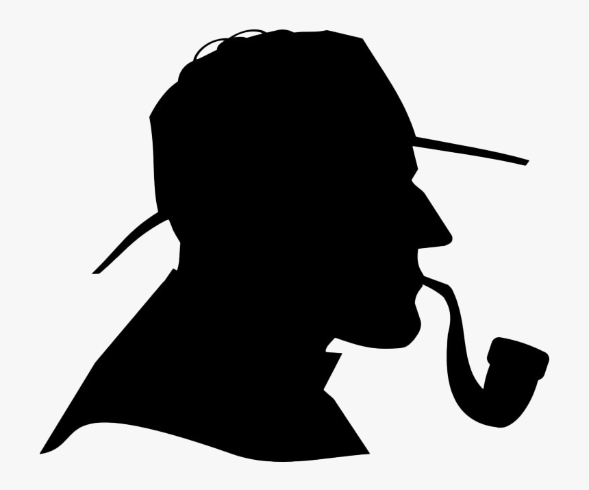 Sherlock Holmes Silhouette Transparent, HD Png Download