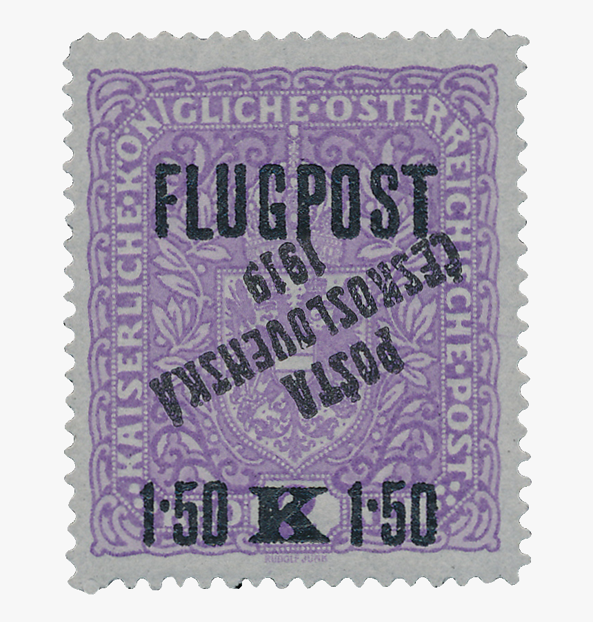 Czechoslovak Republic 1919, 2h Blue Mercury In A Block - Postage Stamp, HD Png Download