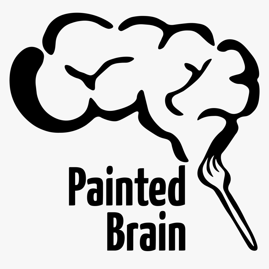 Painted Brain, HD Png Download