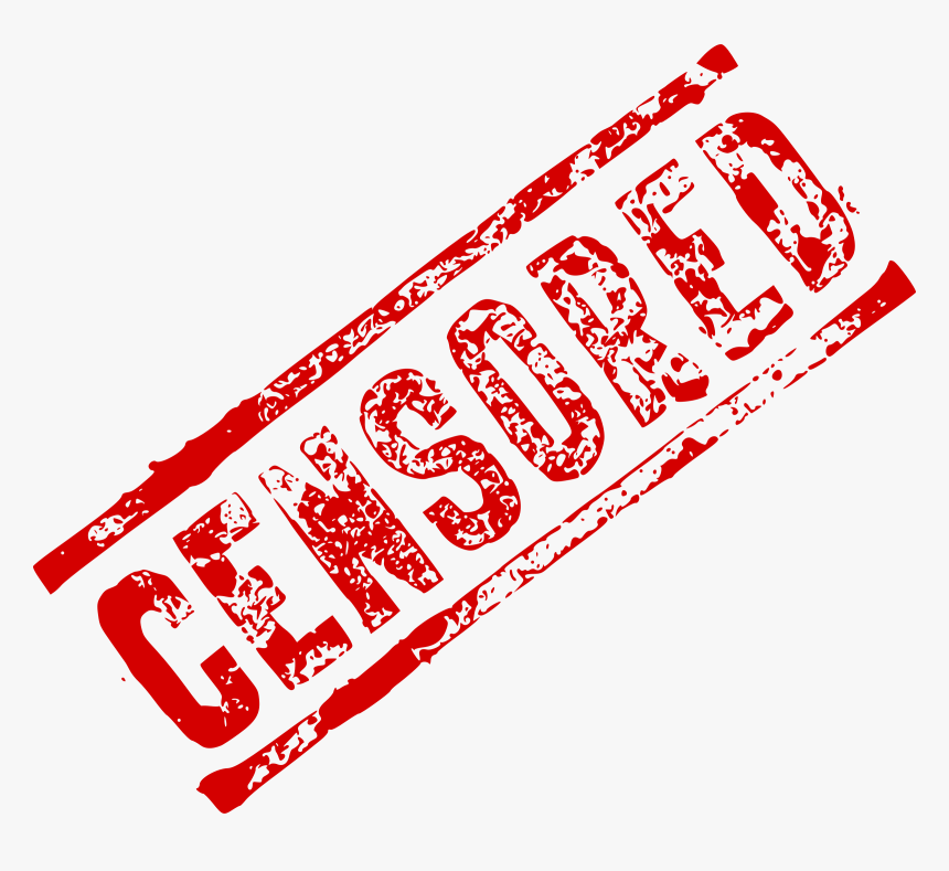 Censored Rubber Stamp Clip Arts - Censored Free, HD Png Download