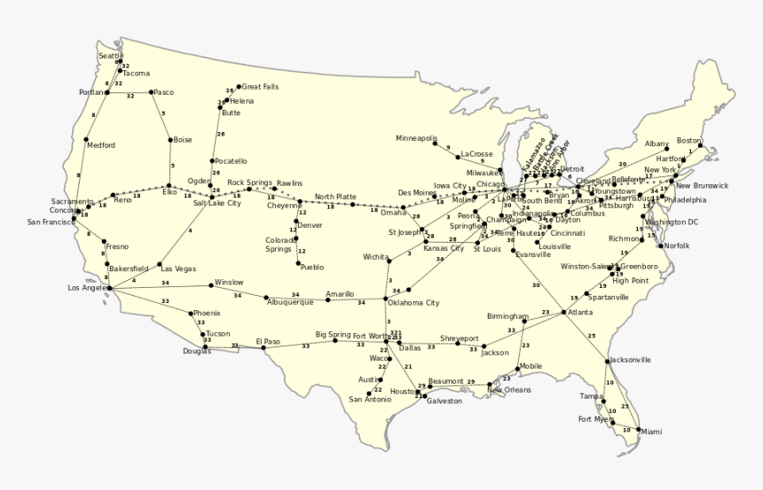 Contract Air Mail Routes, HD Png Download