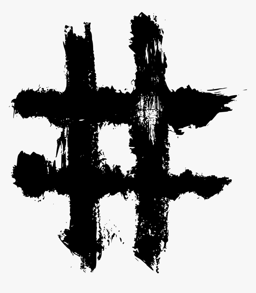 Transparent Background Hashtag Png, Png Download