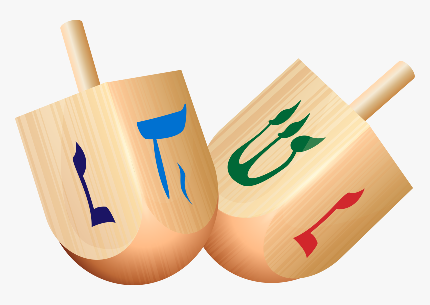 Wooden Dreidel Png Clip Art - Transparent Dreidel Clipart, Png Download