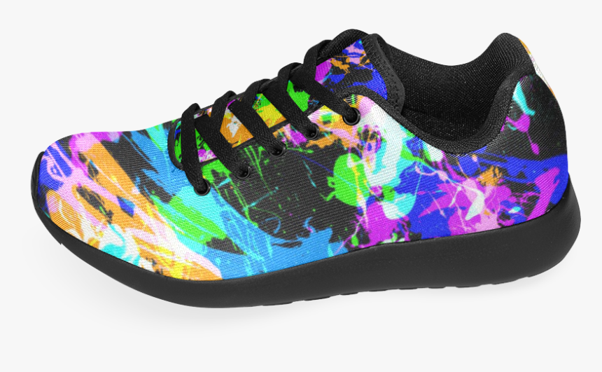 Paint Splash Women’s Running Shoes - Sneakers, HD Png Download