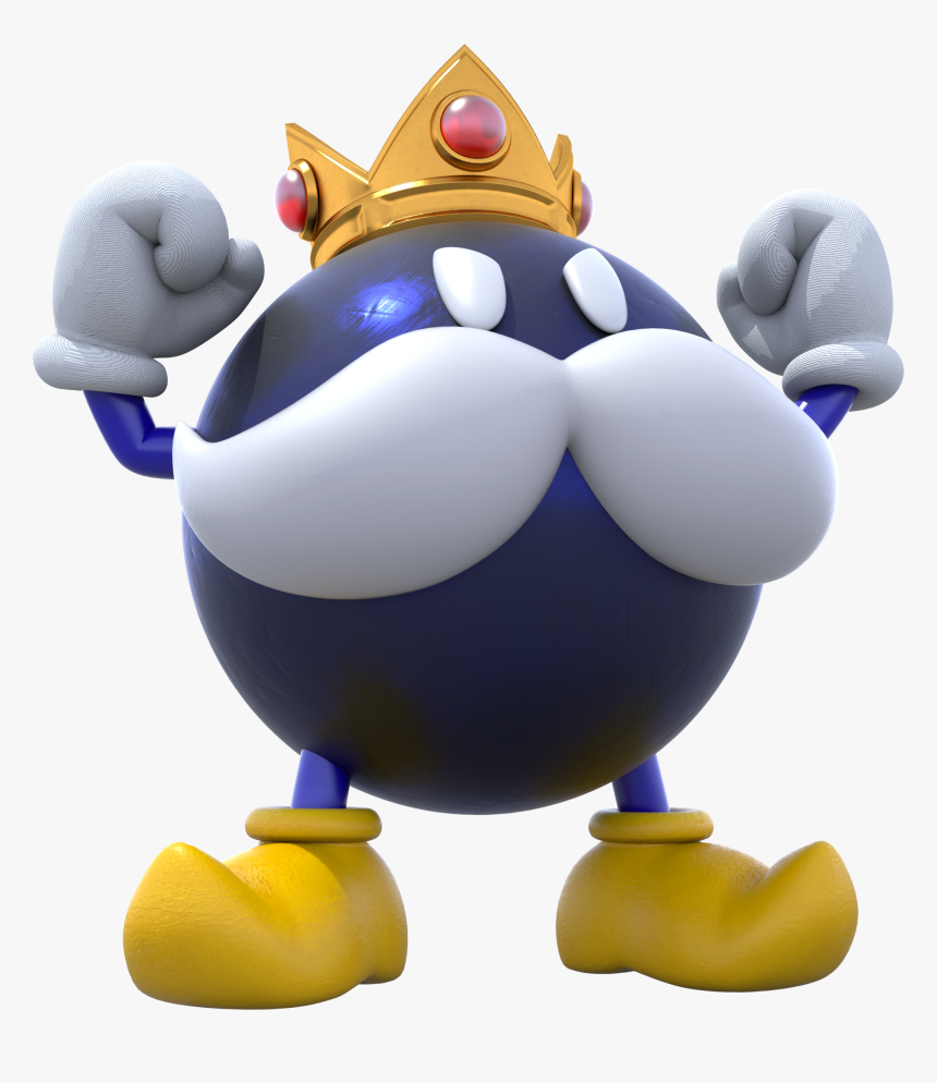Super Mario King Bob Omb, HD Png Download