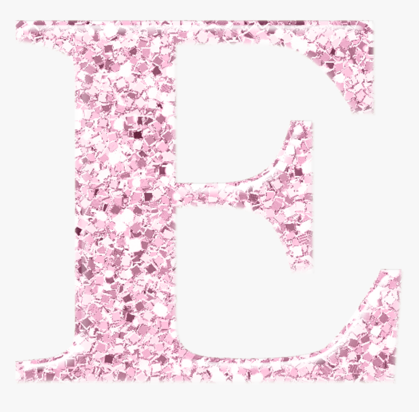 B *✿* Bling Rosa Pastele - Rosa I Glitter Letter, HD Png Download