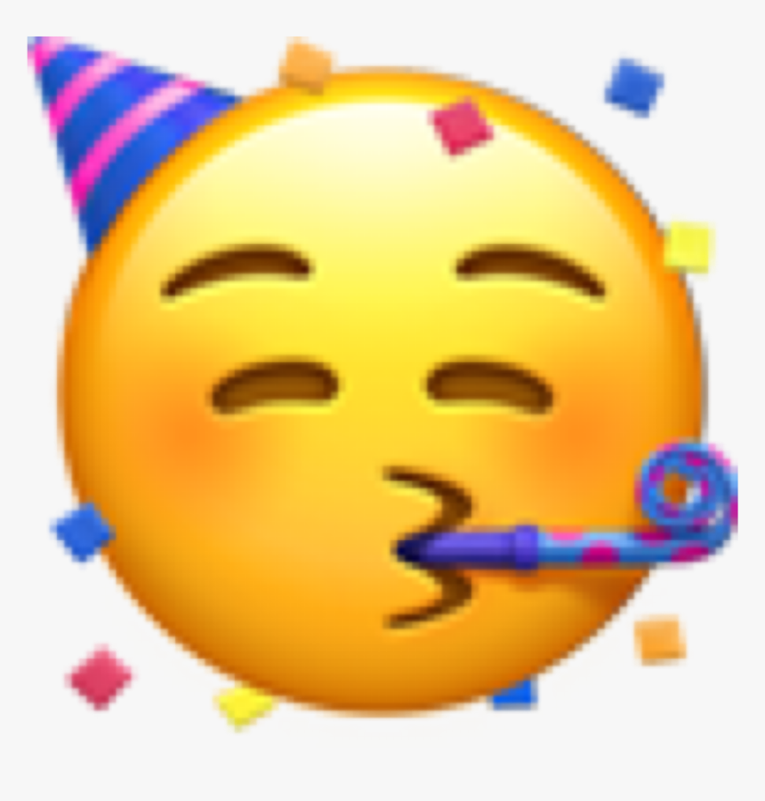 Face With Party Horn And Party Hat Emoji 🥳 Face Emoji Iphone, HD Png Download , Transparent